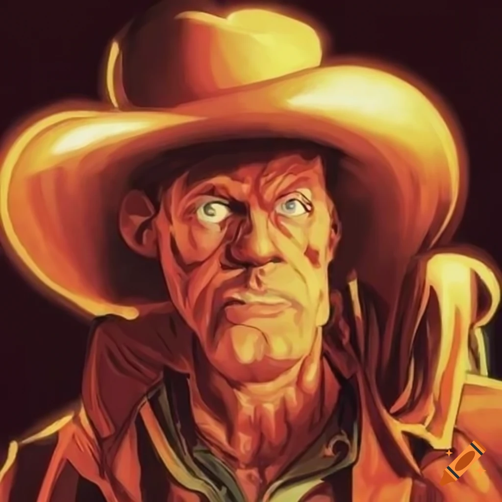Cowboy in utter disbelief