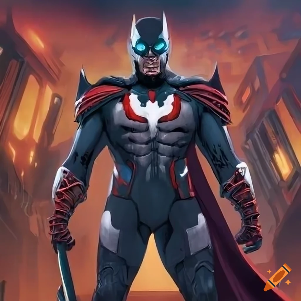 Stunning comic art by greg rutkowski with cinematic colors and watchmen ...