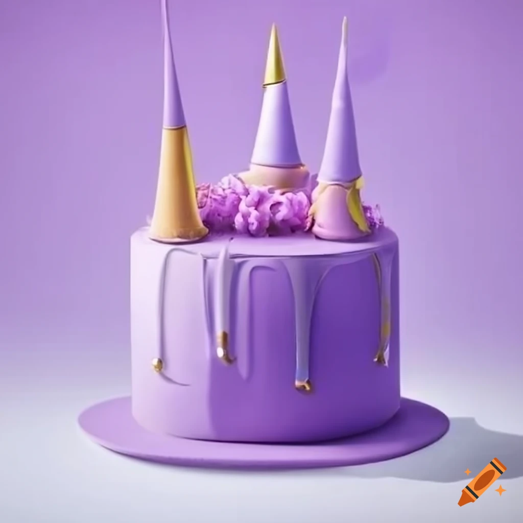 Invitation for Marlene's third birthday party with a touch of lavender color