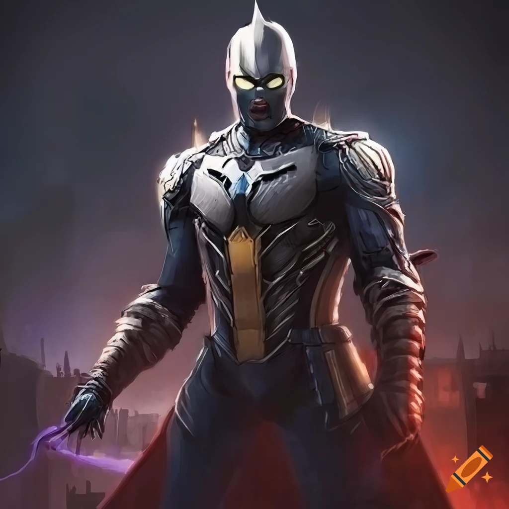 Comic art by greg rutkowski with cinematic and watchmen details on Craiyon