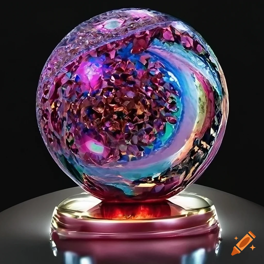 Sculpted marble with extravagant and intricate details in cinematic lighting