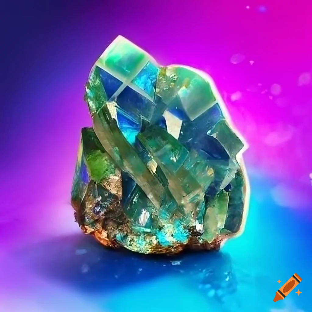 Beautiful magical mineral