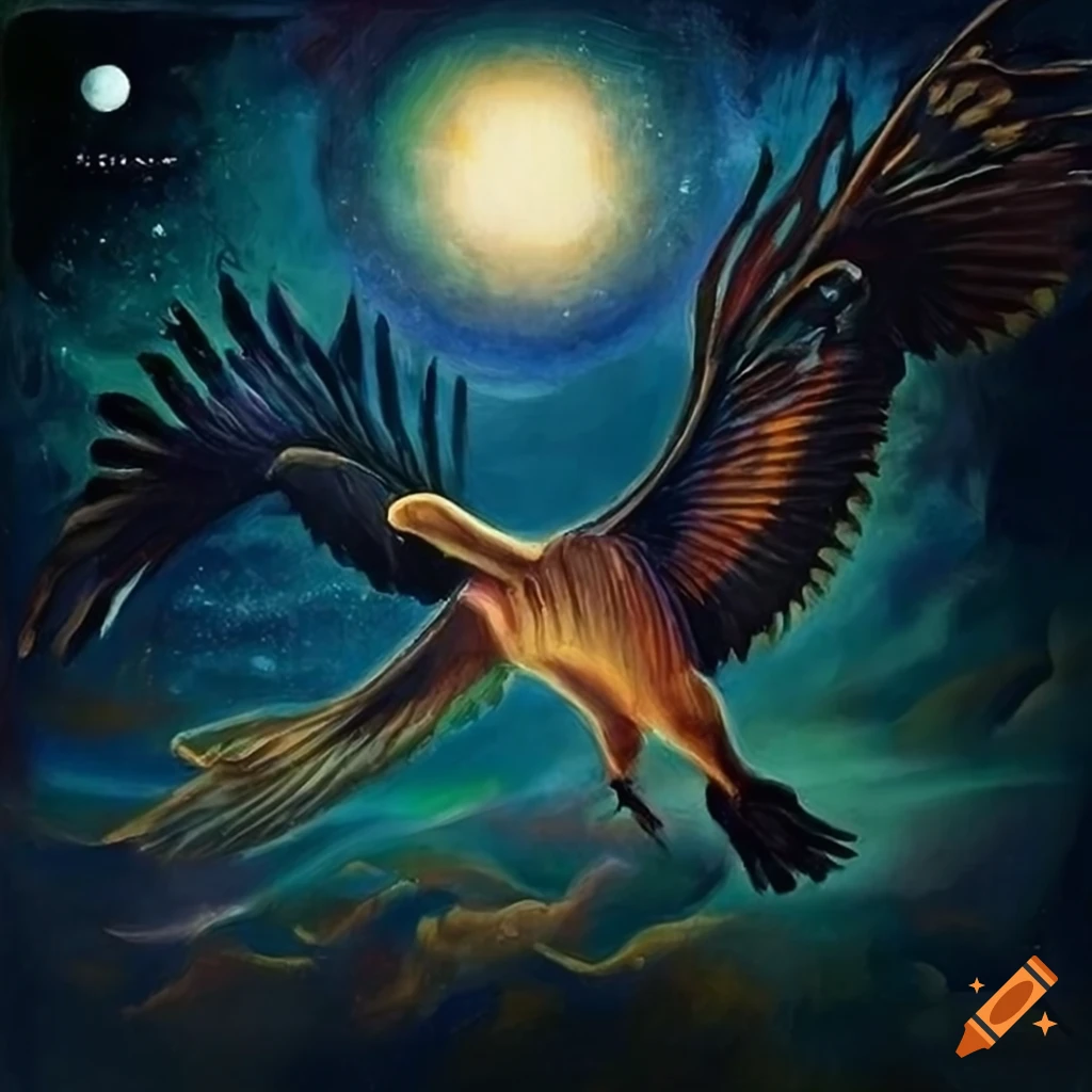 Surrealist painting of Carlos Castaneda and the mexican shaman Don Juan Matus with Tapio