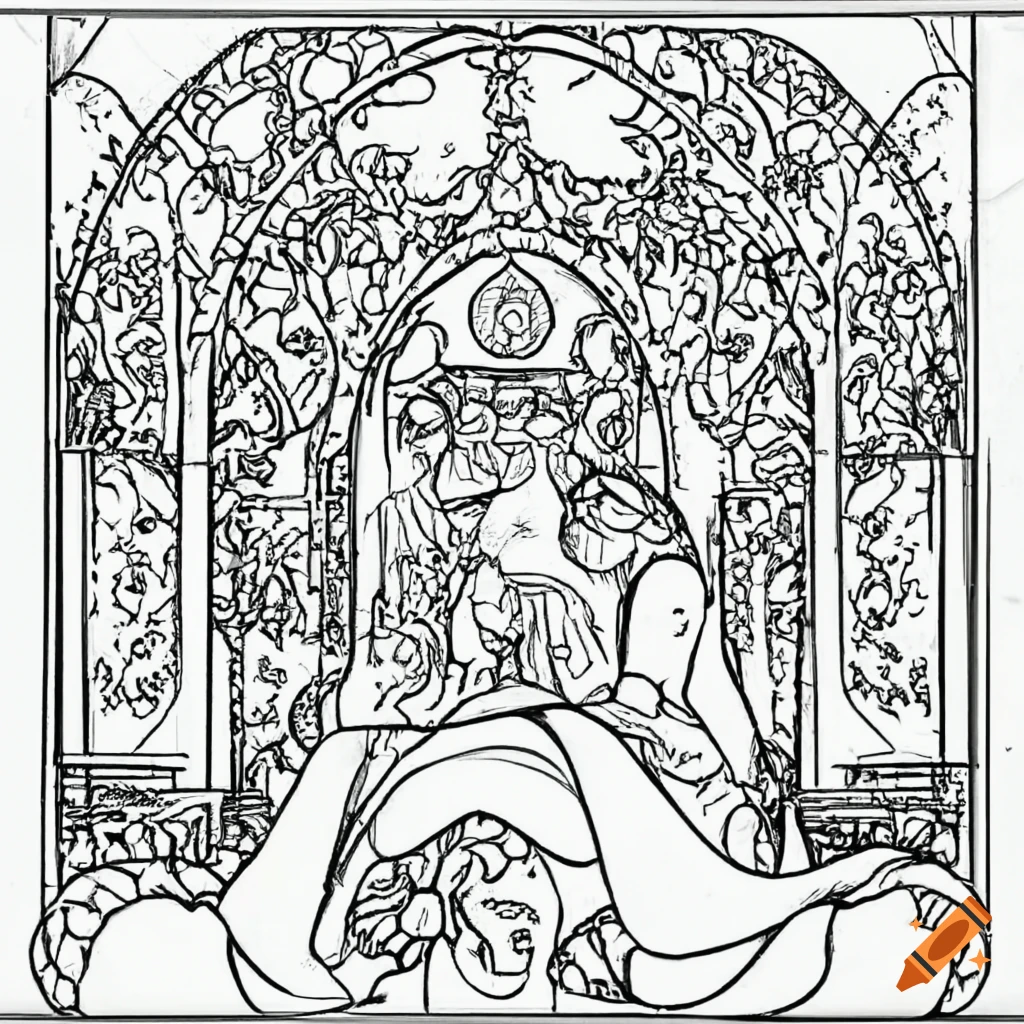 Coloring pages with popular fairy tales in A4 format and high resolution