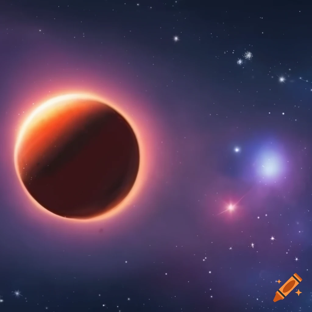 Flat design of a giant gas planet in a cosmic background