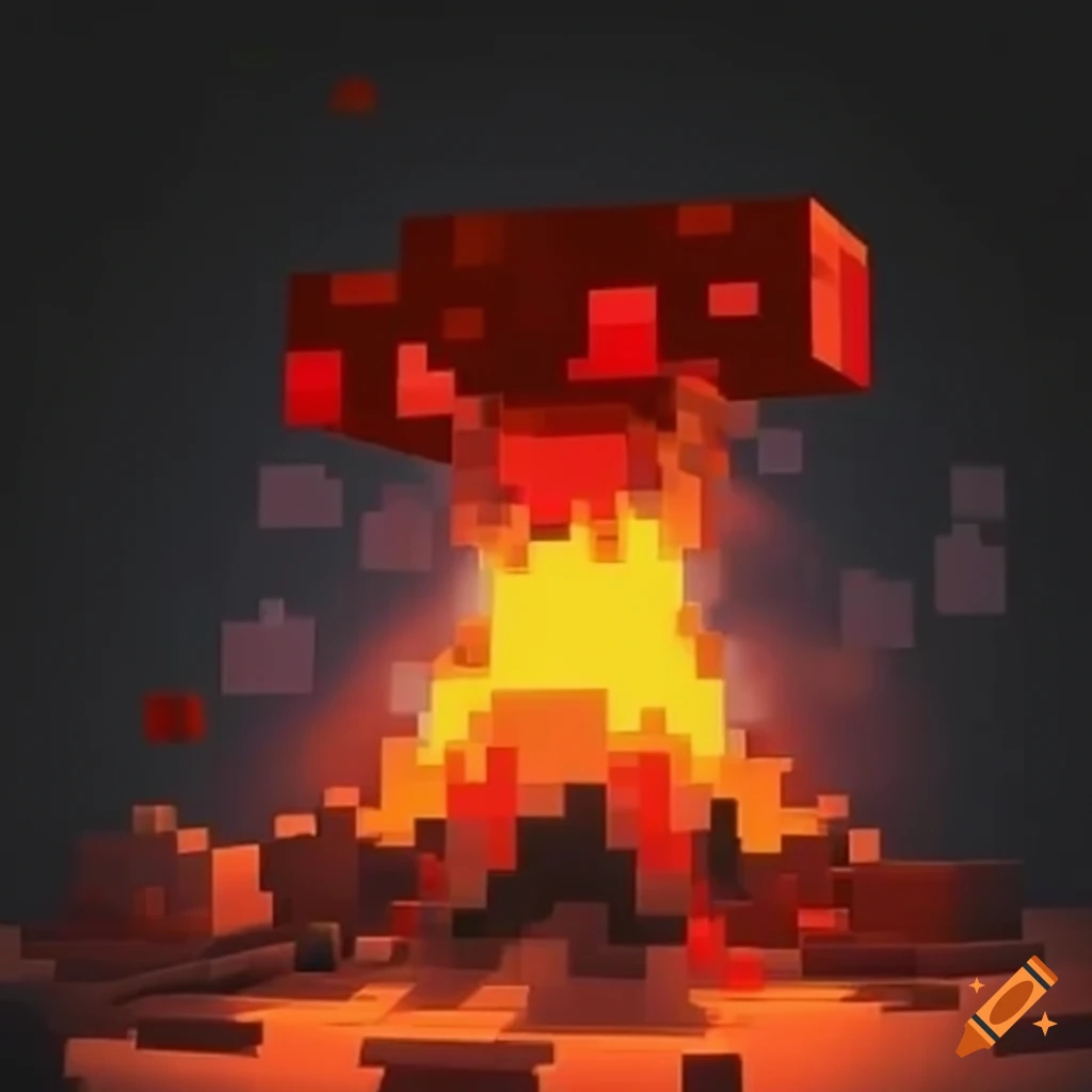 Minecraft explosion