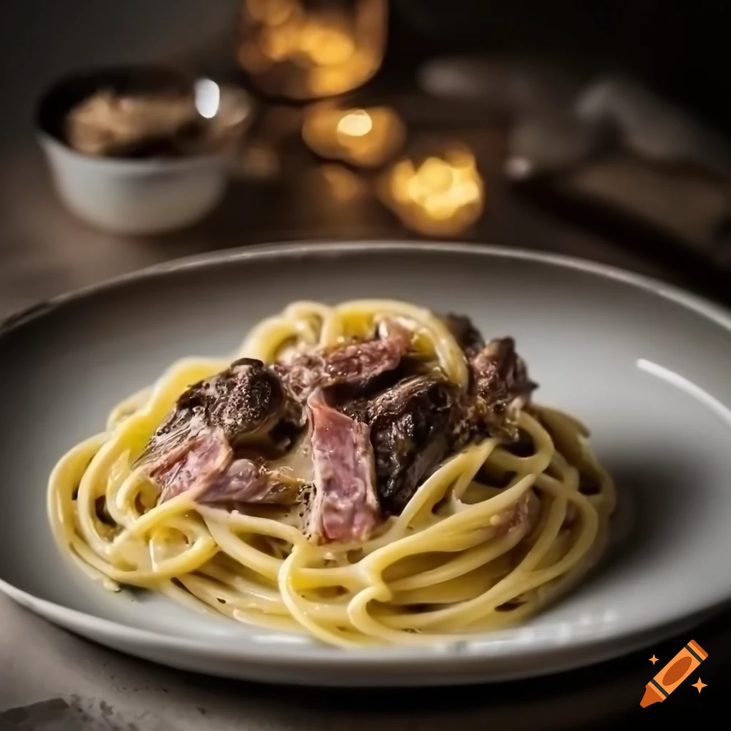Carbonara with Truffle Oil