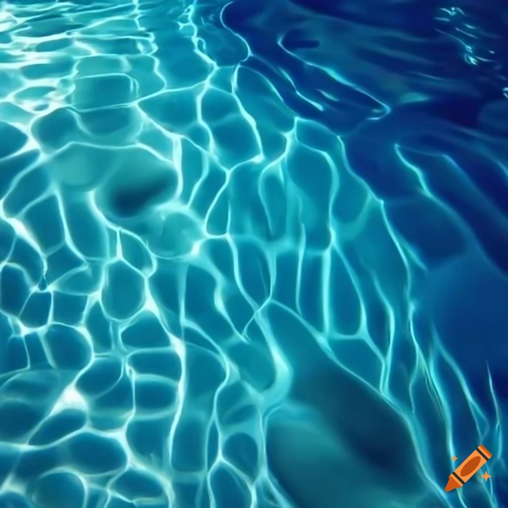 Blue pool water background