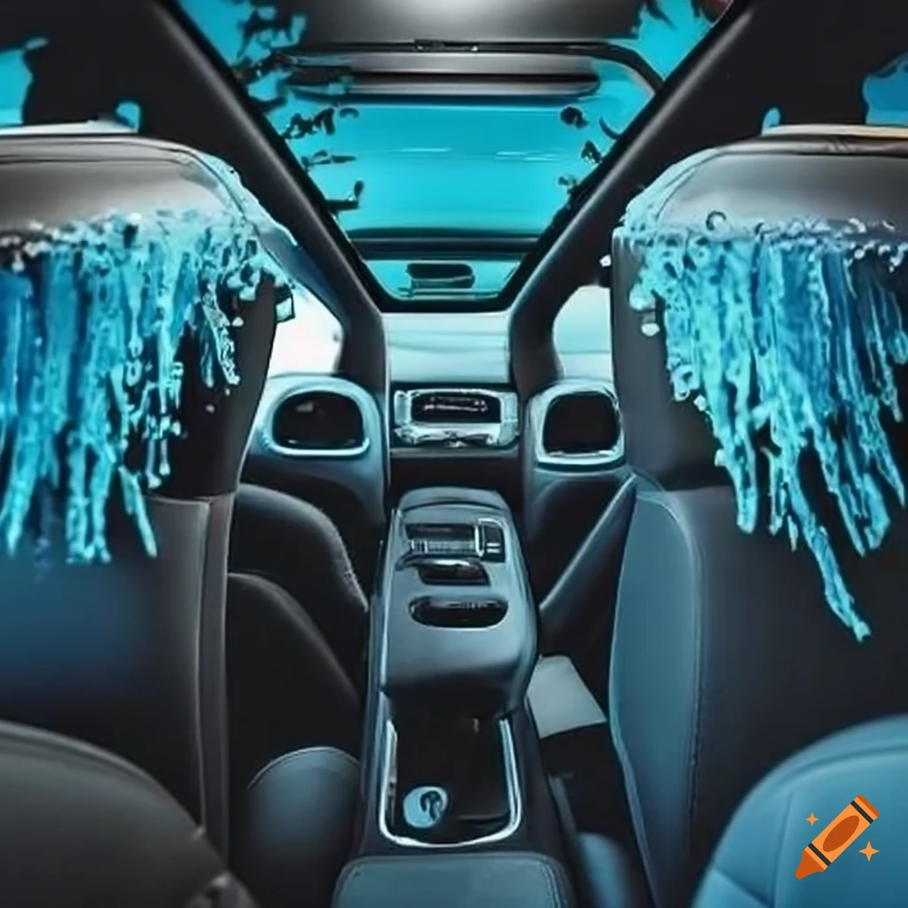 Carwash personnel ensuring thorough disinfecting with Car Sanitization service