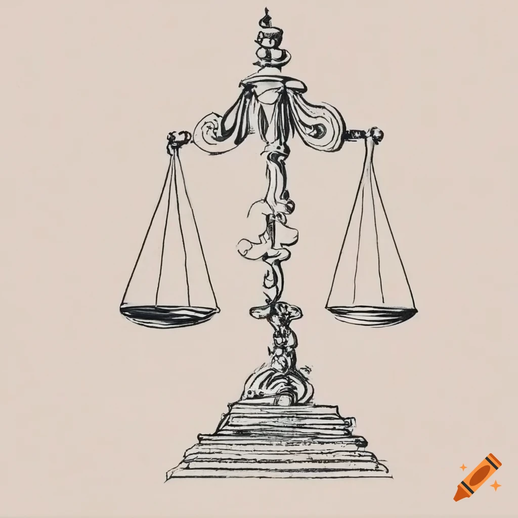 Scales of justice symbol