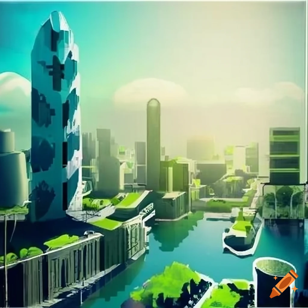 Sustainable city components for economic and environmental sustainability