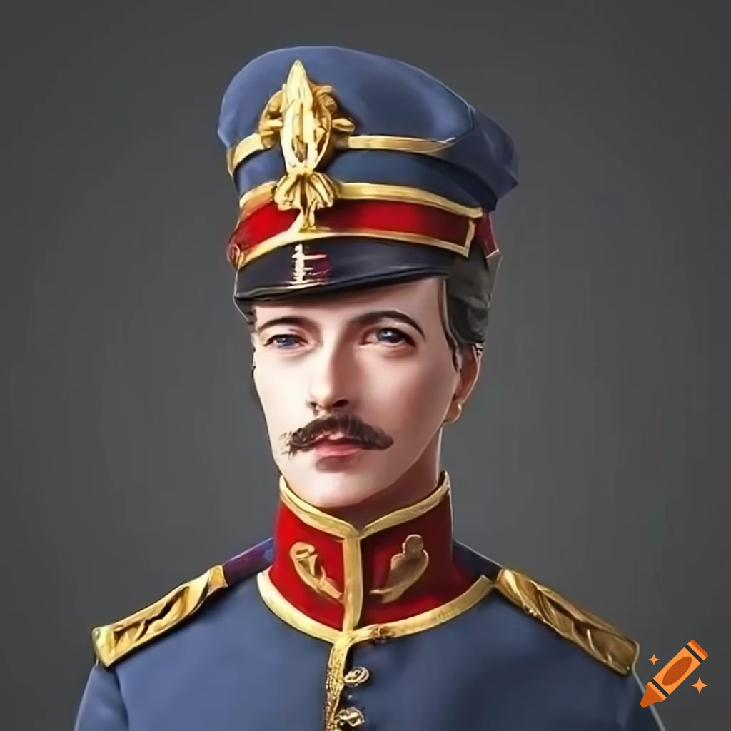 French imperial spy LeBlanc in a handsome simple uniform