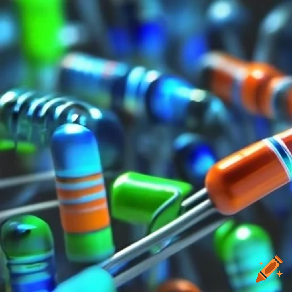 Homepage of electronics website with blue, green, black, white, and ...