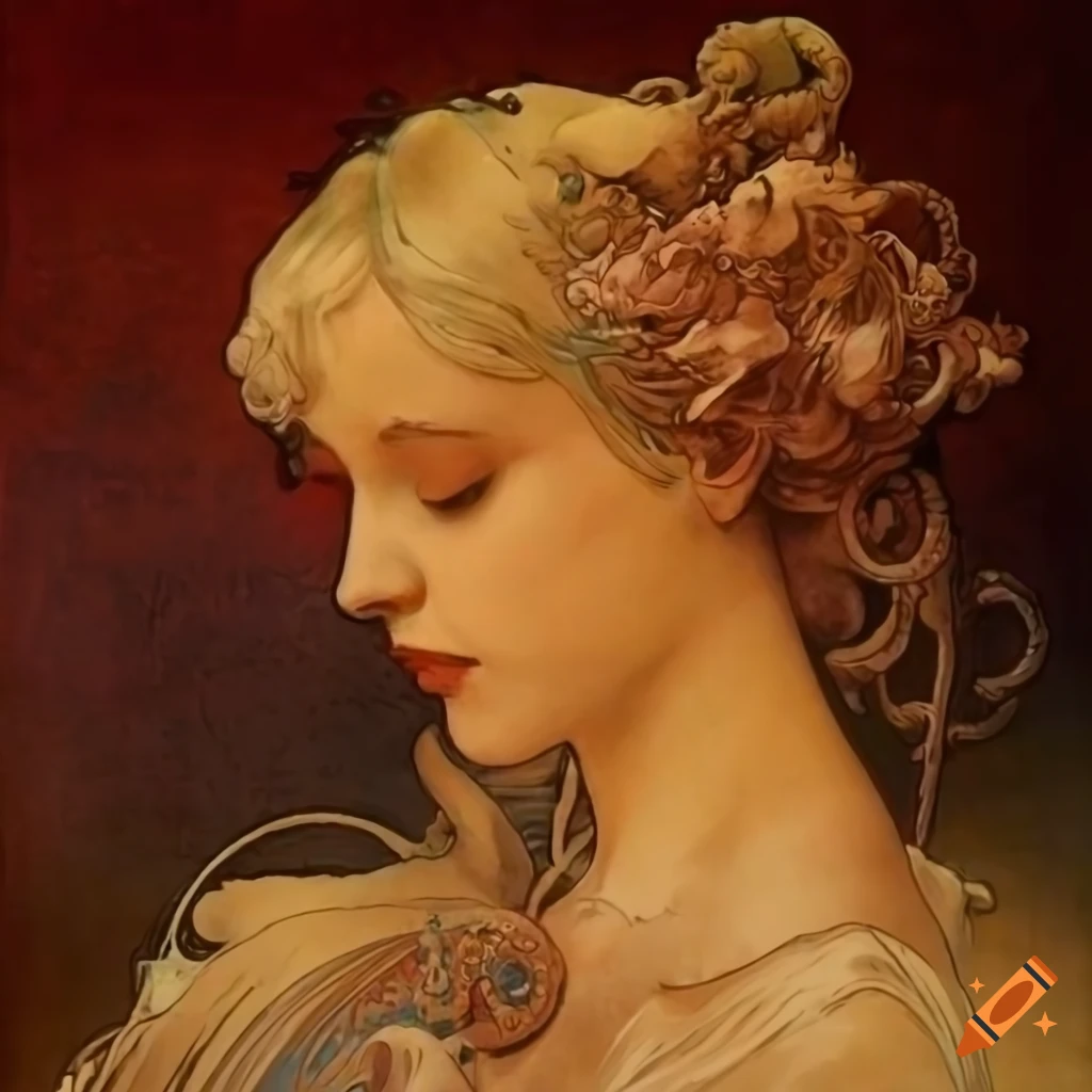 Champagne octopus inspired by James Gurney, Norman Rockwell, and Alphonse Mucha, with a touch of Bernini