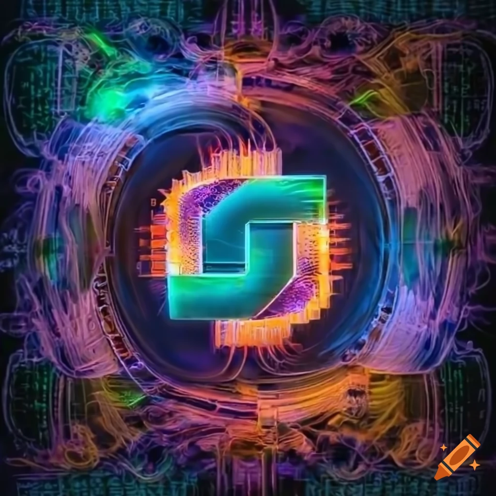 Python programming language symbol with quantum computing concept on ...