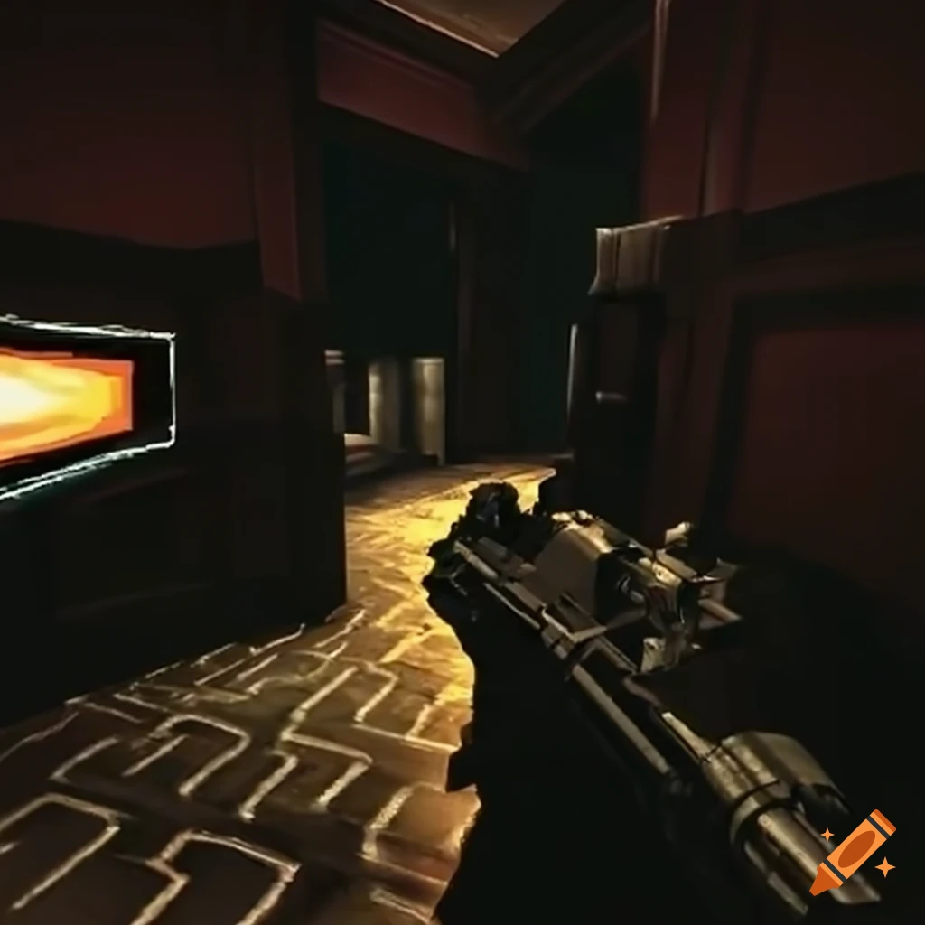 David Lynch inspired first person shooter with PS1 graphics