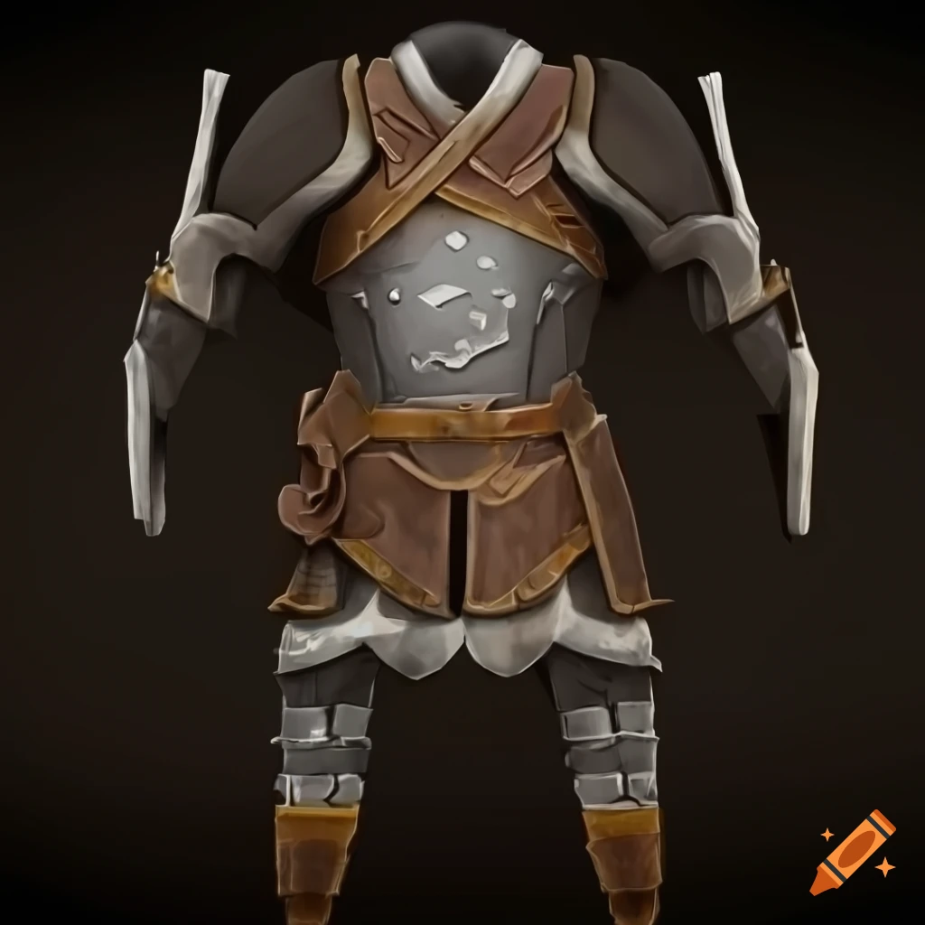 Stylized penguin in viking rocket armor design