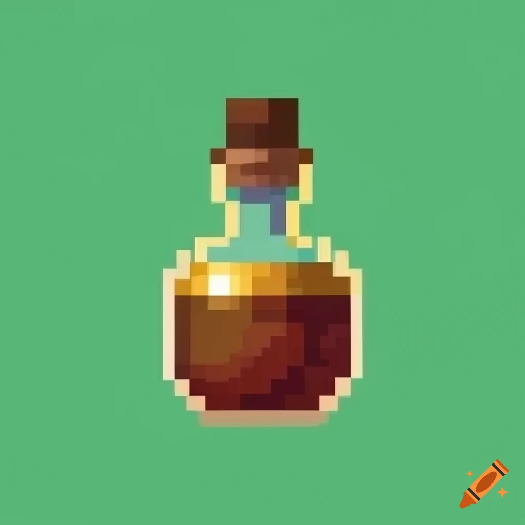 Potion in pixel art style