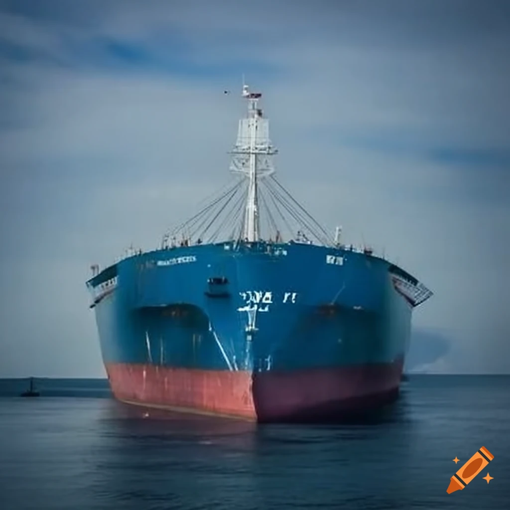ERYTHRAEAN name on a large cargo ship