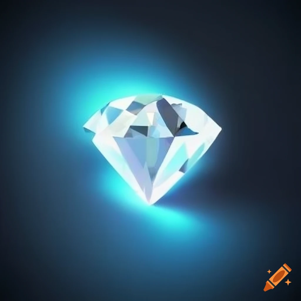 White diamond for word art