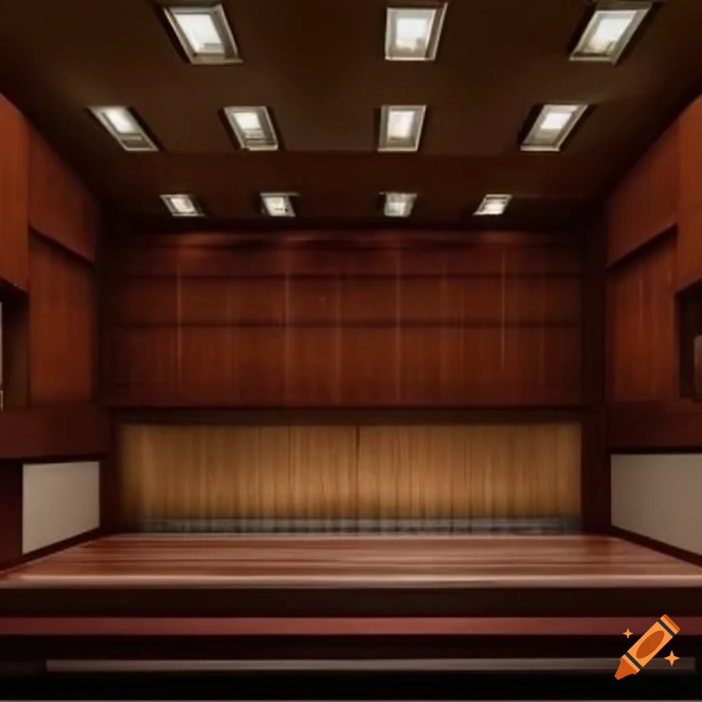 Modern room with acoustic design
