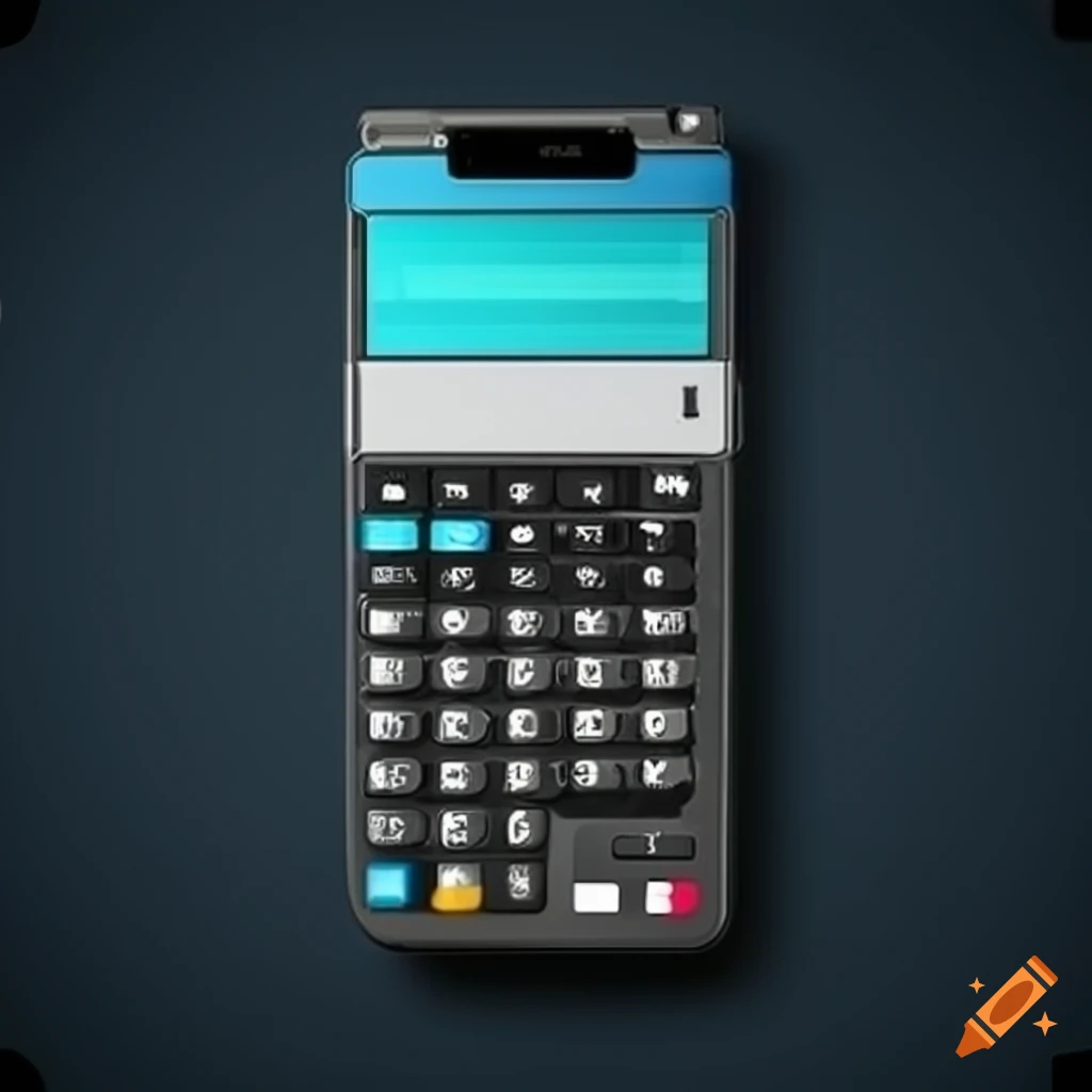 Creative parallax images for calculator app interface