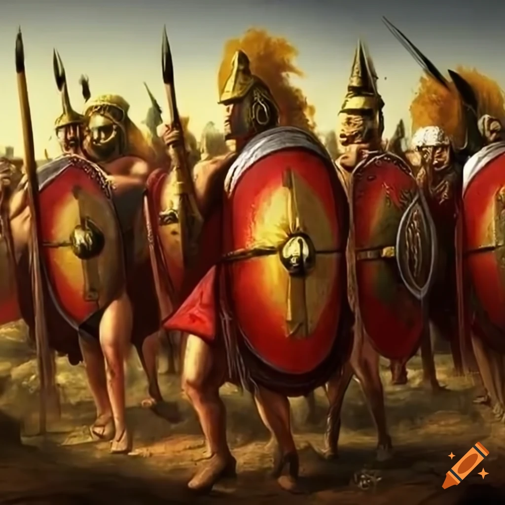 Roman army invading Carthage