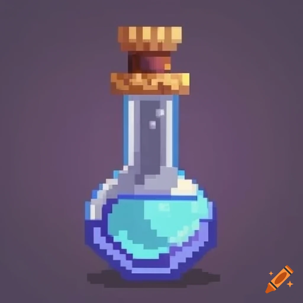 Pixel art depiction of a potion
