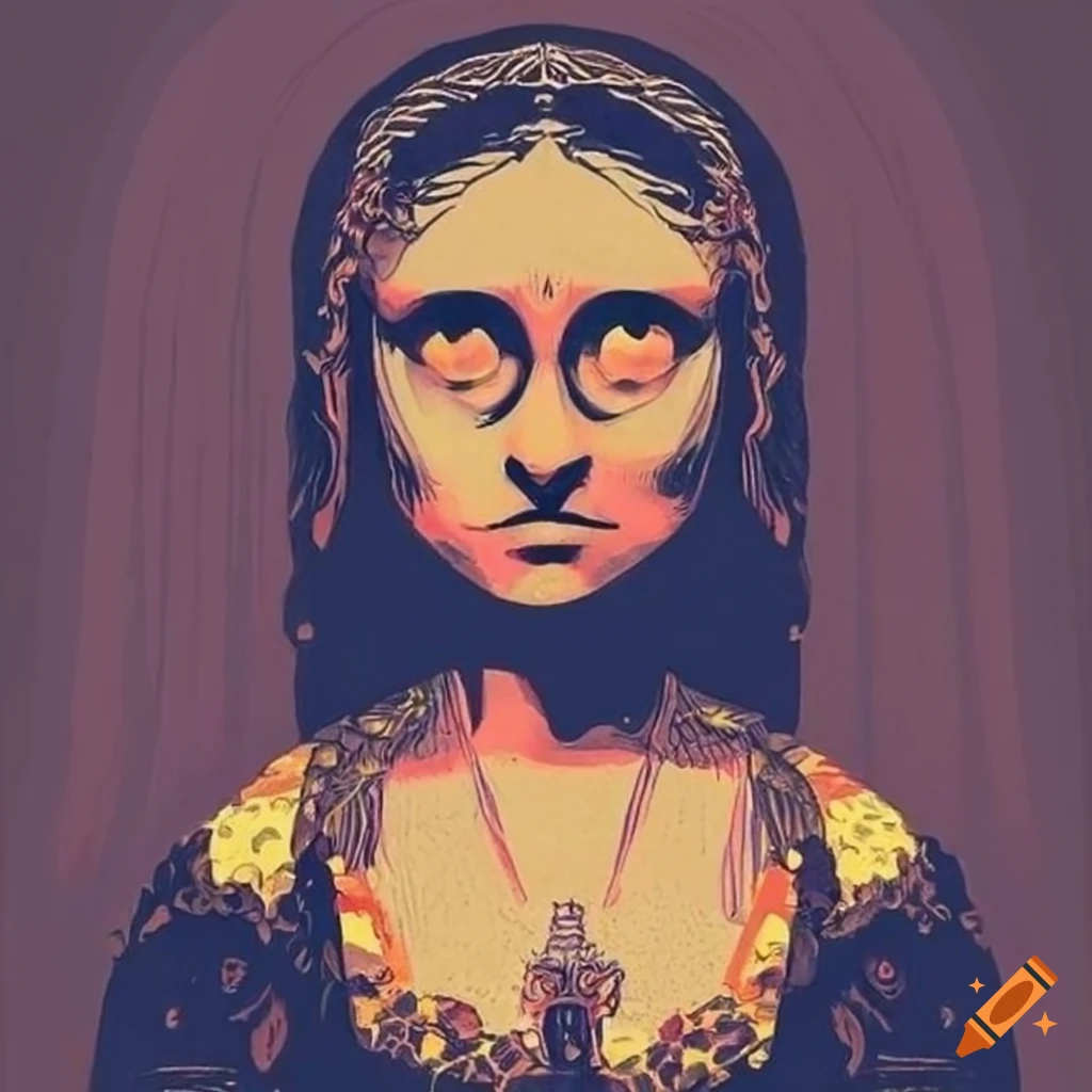 African version of the Mona Lisa painting