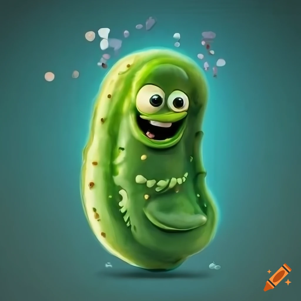 Pickle wall art at Pixar Studios