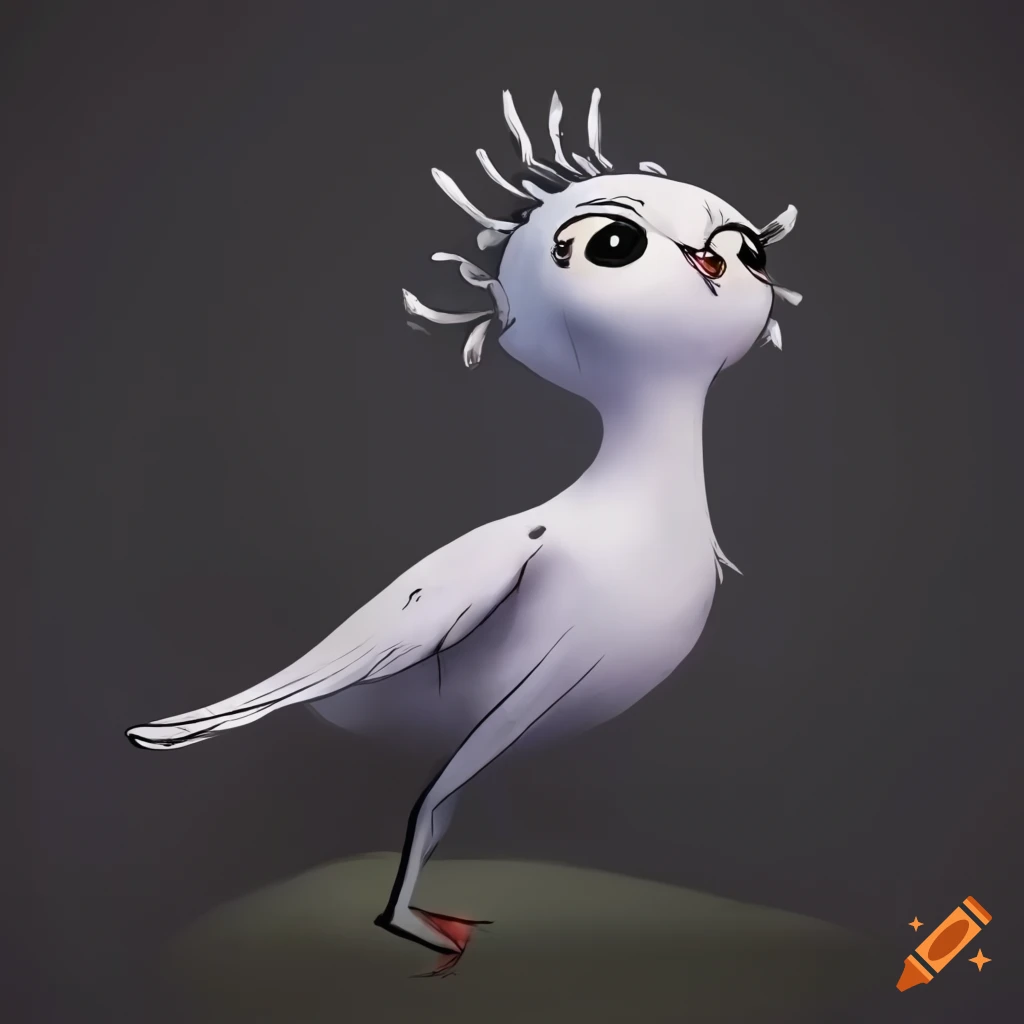 Dove in Tim Burton style