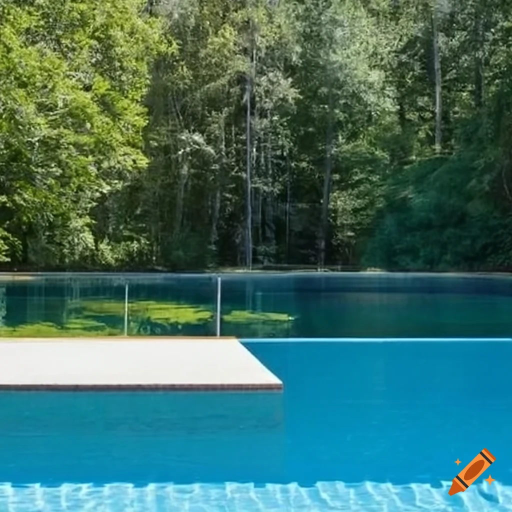 Swimming pool ledge in Australia