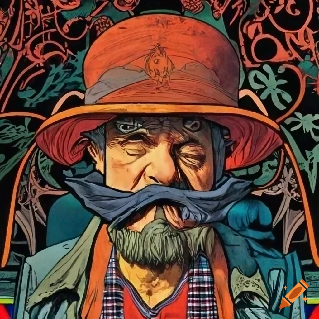 Lumberjack Villain homage to Zatoichi with a blend of artistic styles
