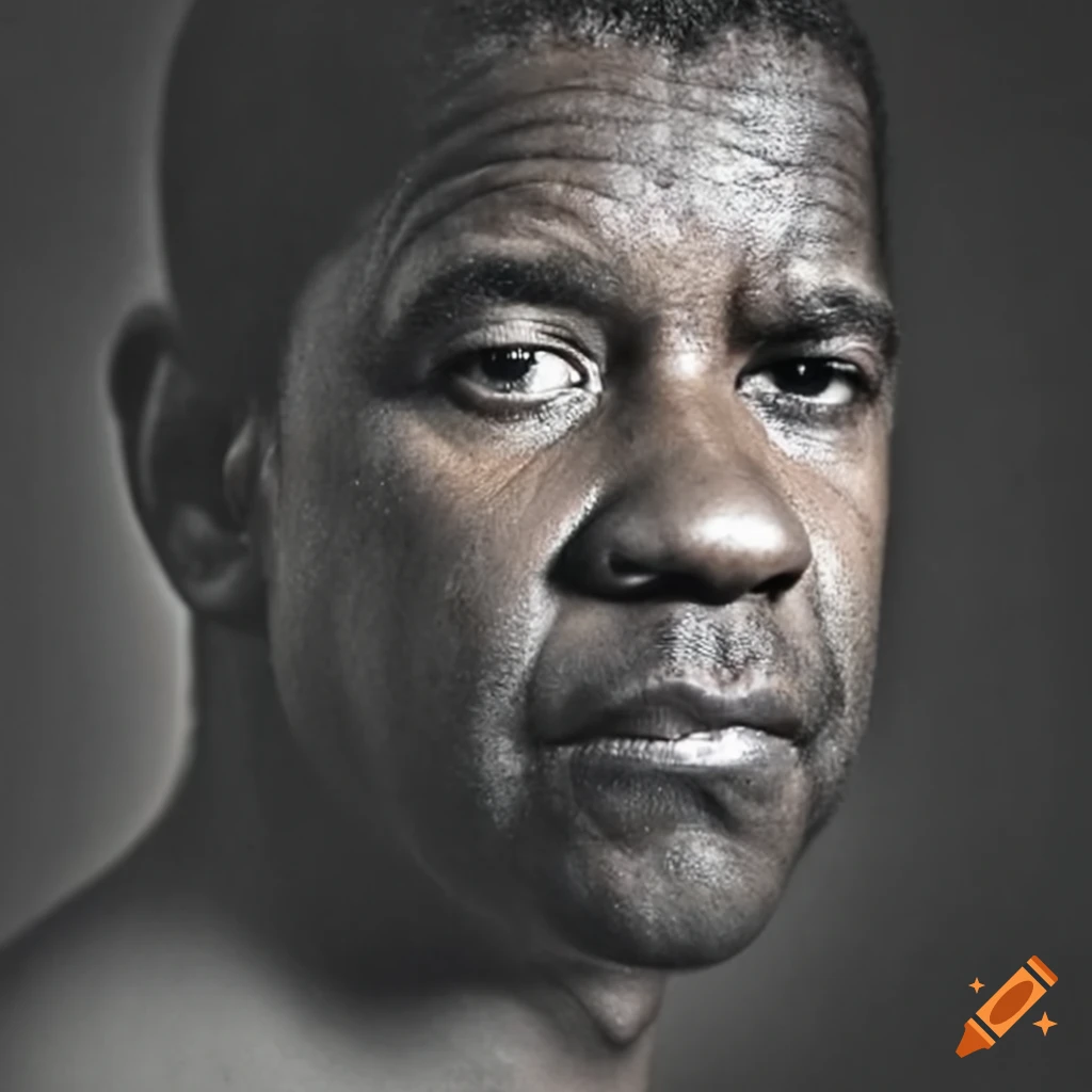 Denzel Washington portraying a gang member character