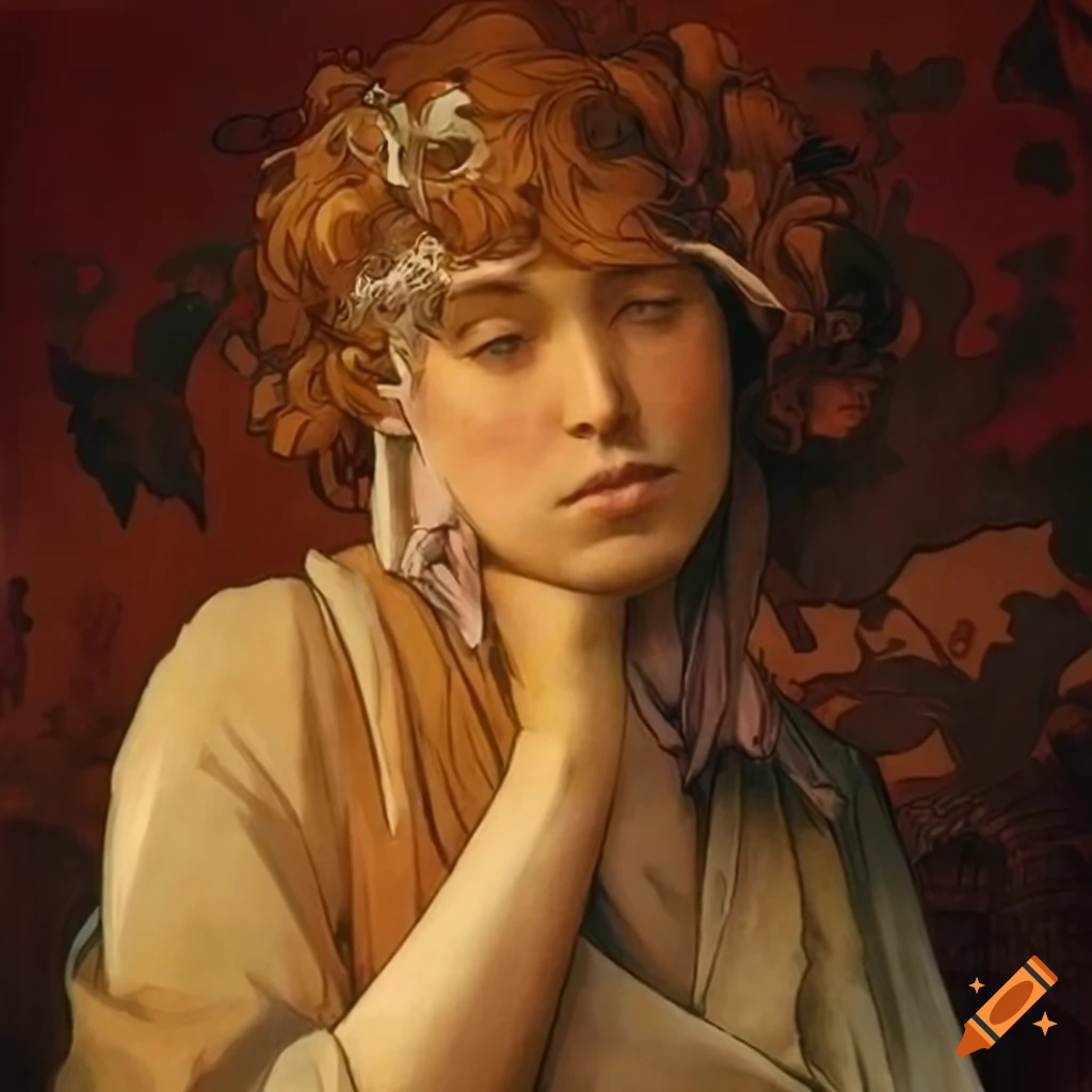 Artistic mashup featuring James Gurney, Norman Rockwell, Alphonse Mucha, Bernini, and Fritz Thaulow inspired by travel posters and video games