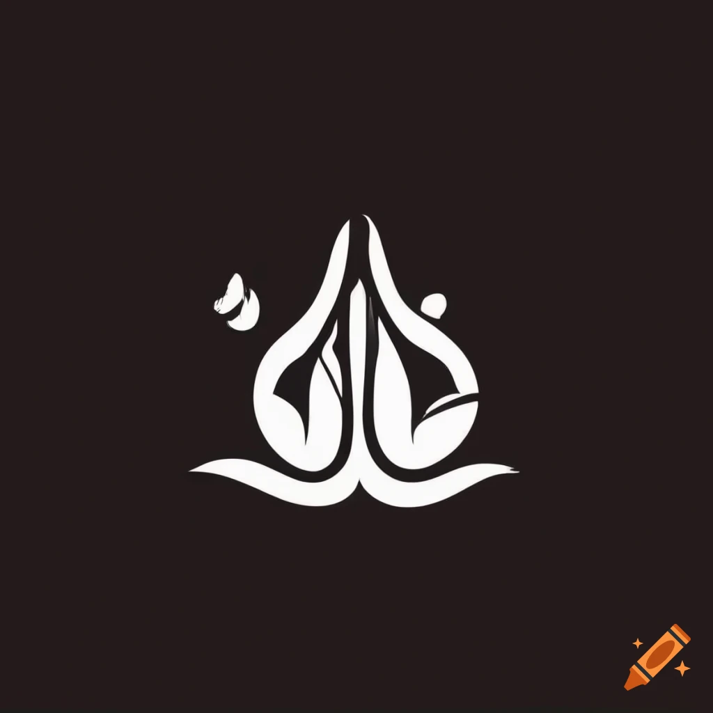 Namaste hand and butterfly in simple elegant logo design