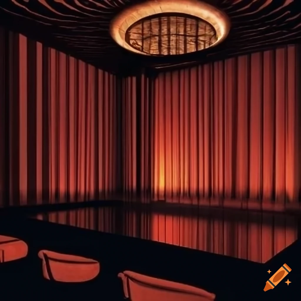Modern room with acoustic treatment