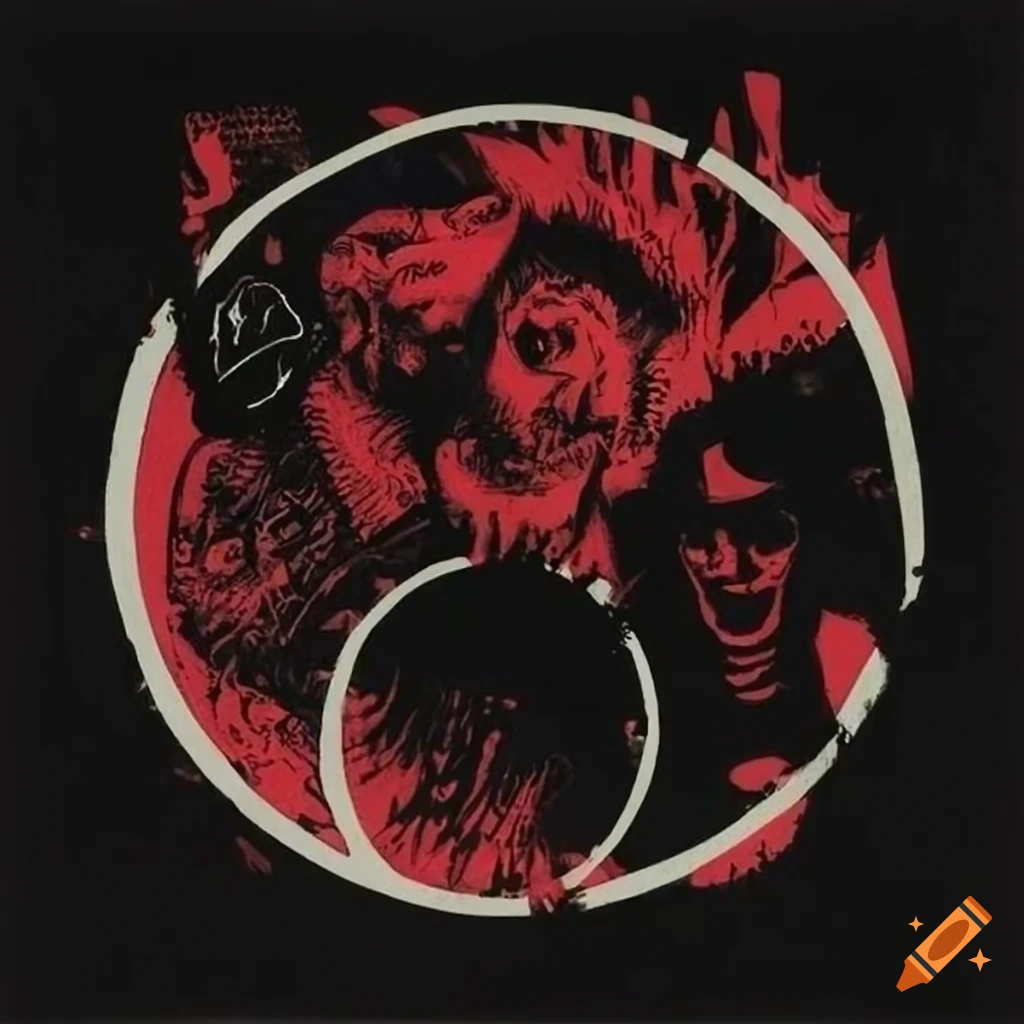 Math punk rock album cover art 'The Roarer'