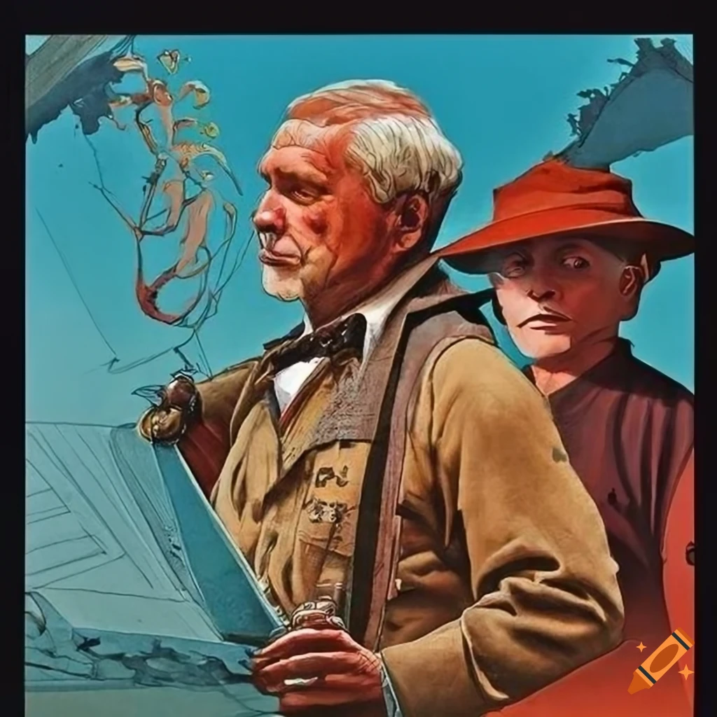 Travel poster homage to Zatoichi with the blend of various art styles