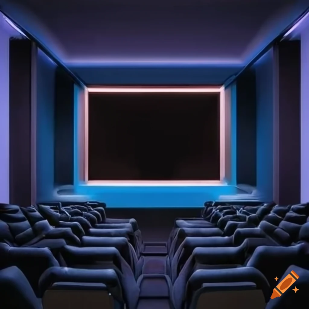 Modern room with excellent acoustics and a large screen