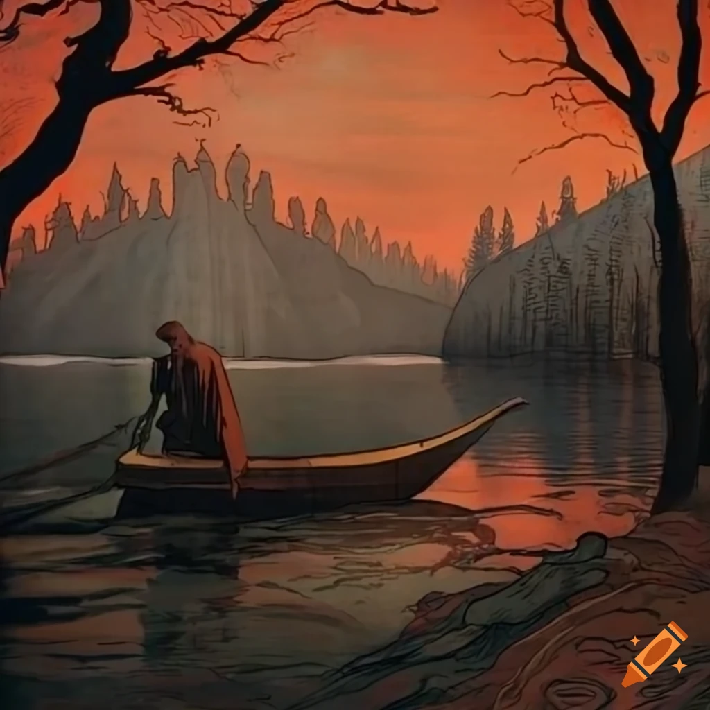 Travel poster homage to Zatoichi with a blend of artistic styles