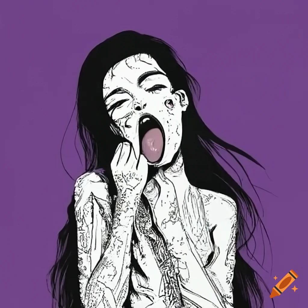 Woman playfully sticking out her tongue