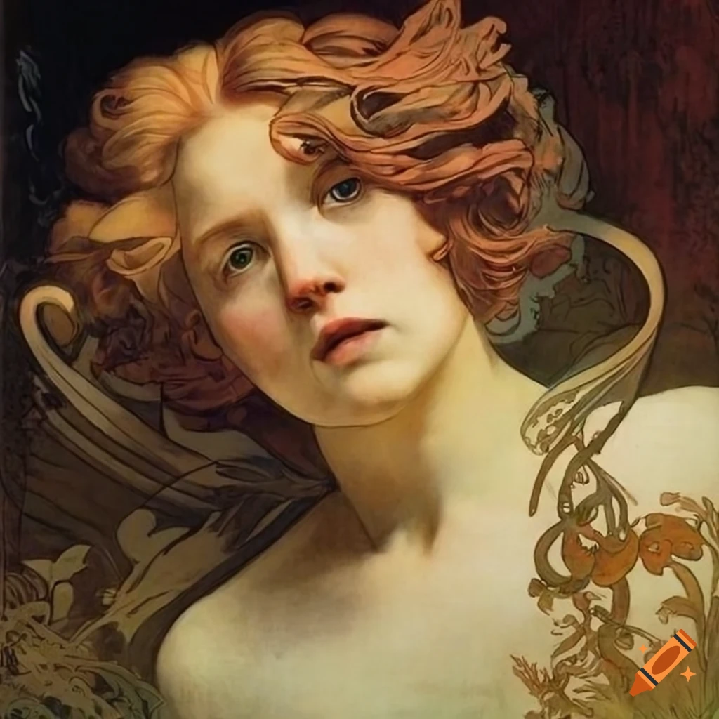 Artistic inspiration from James Gurney, Norman Rockwell, Alphonse Mucha, Bernini, Theodor Kittelsen, Fritz Thaulow
