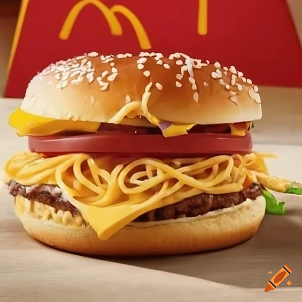 McDonald's spaghetti burger