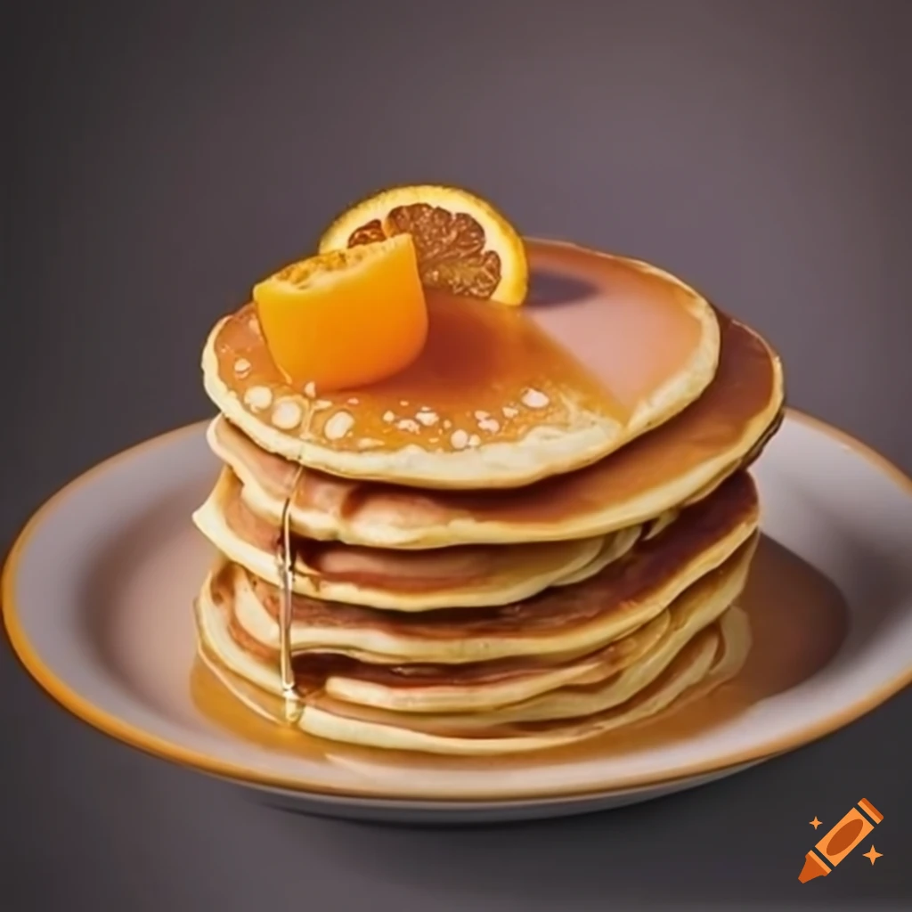 Orange pancakes
