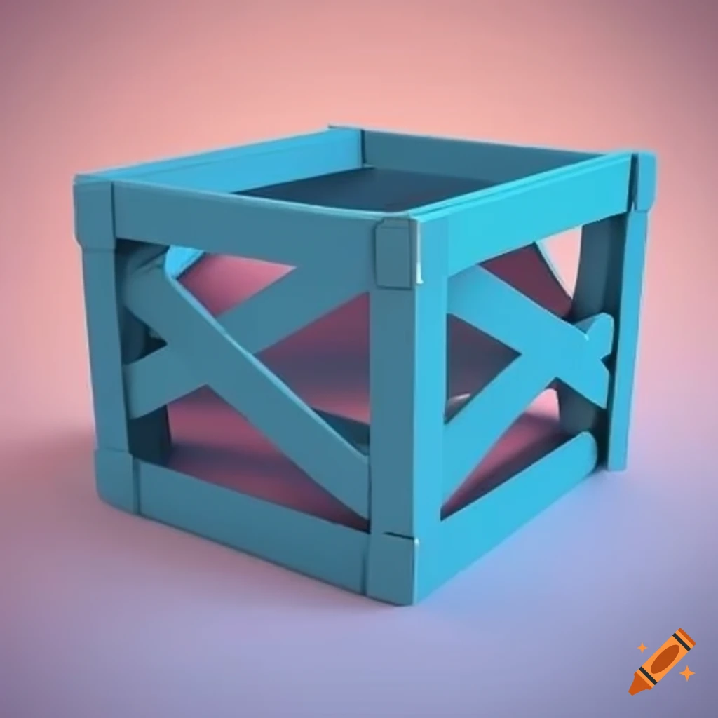 3D box illustration