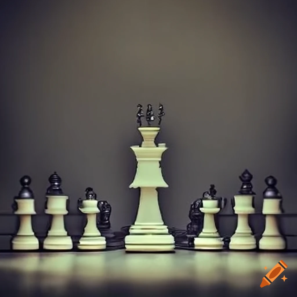 Old person playing chess
