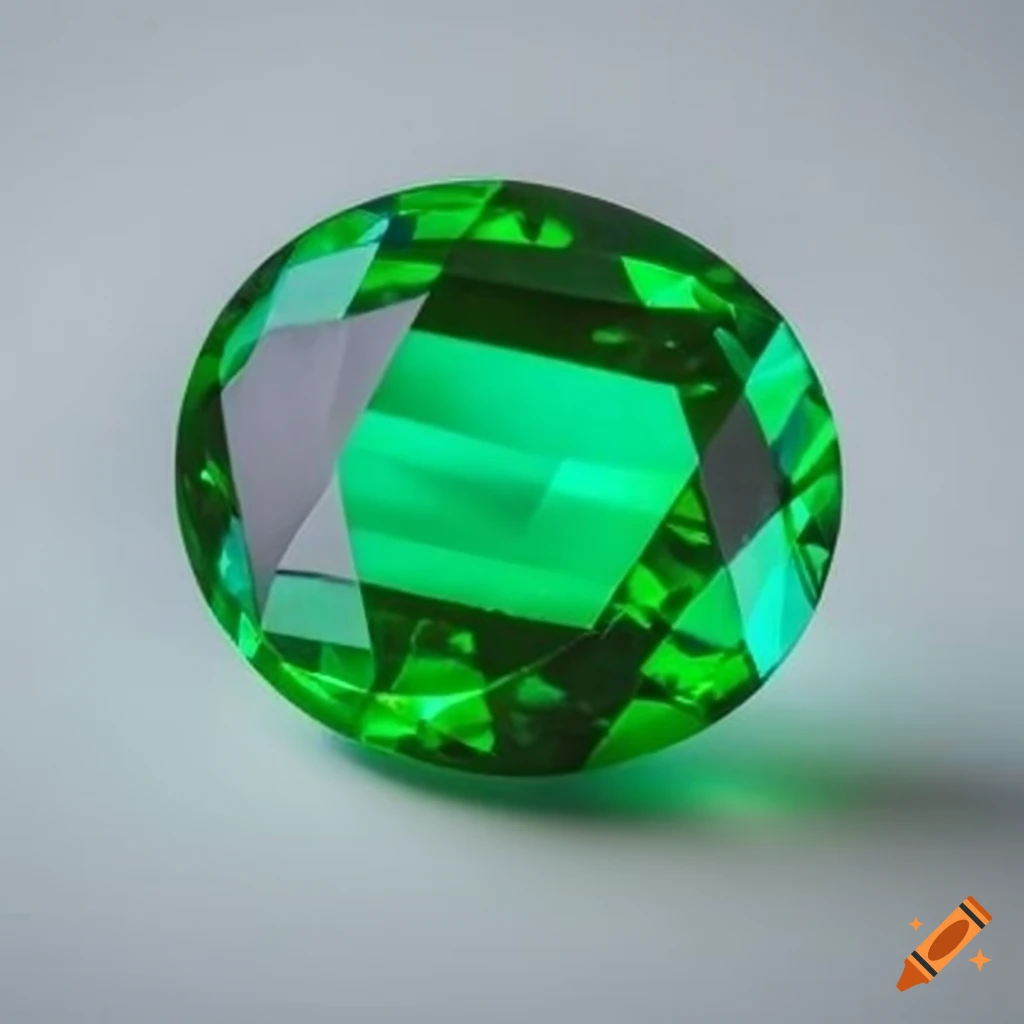 Green colored stone