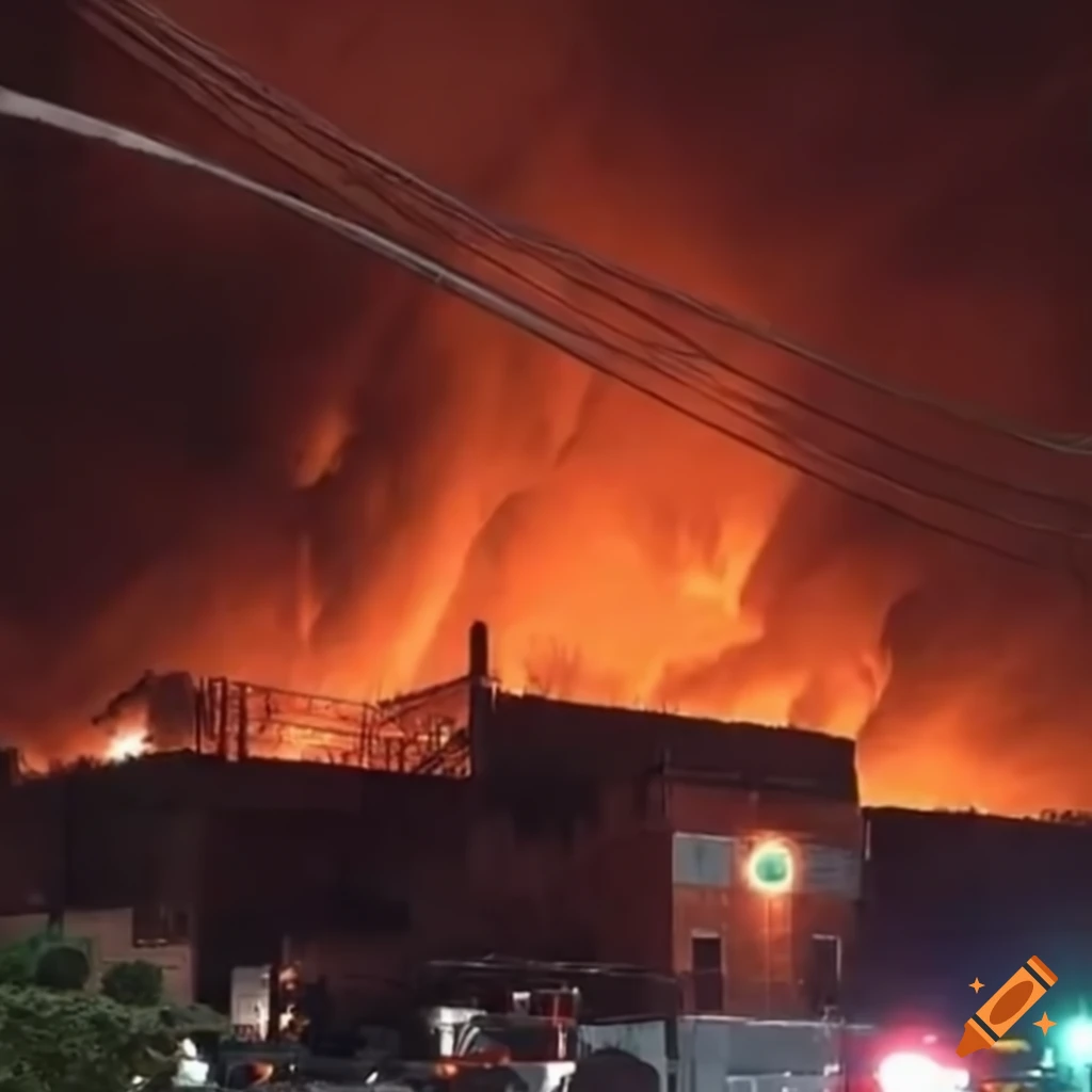 Fire in a textile factory in Guadalajara, Jalisco (June 15, 2024)