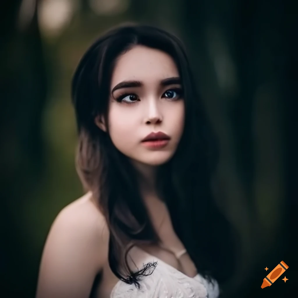 World's best girl with bokeh effect